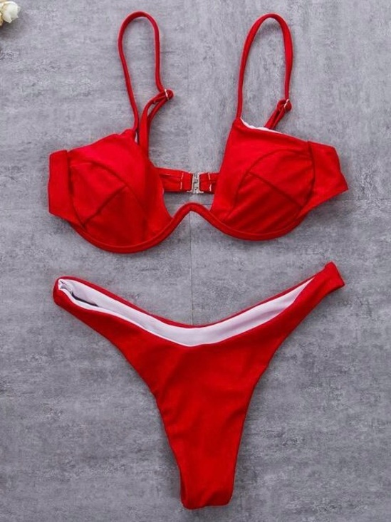 Amazon Other - Red Underwire Bikini Set - XL | NWOT